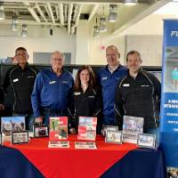 Flight Path volunteers at Exhibition Hall